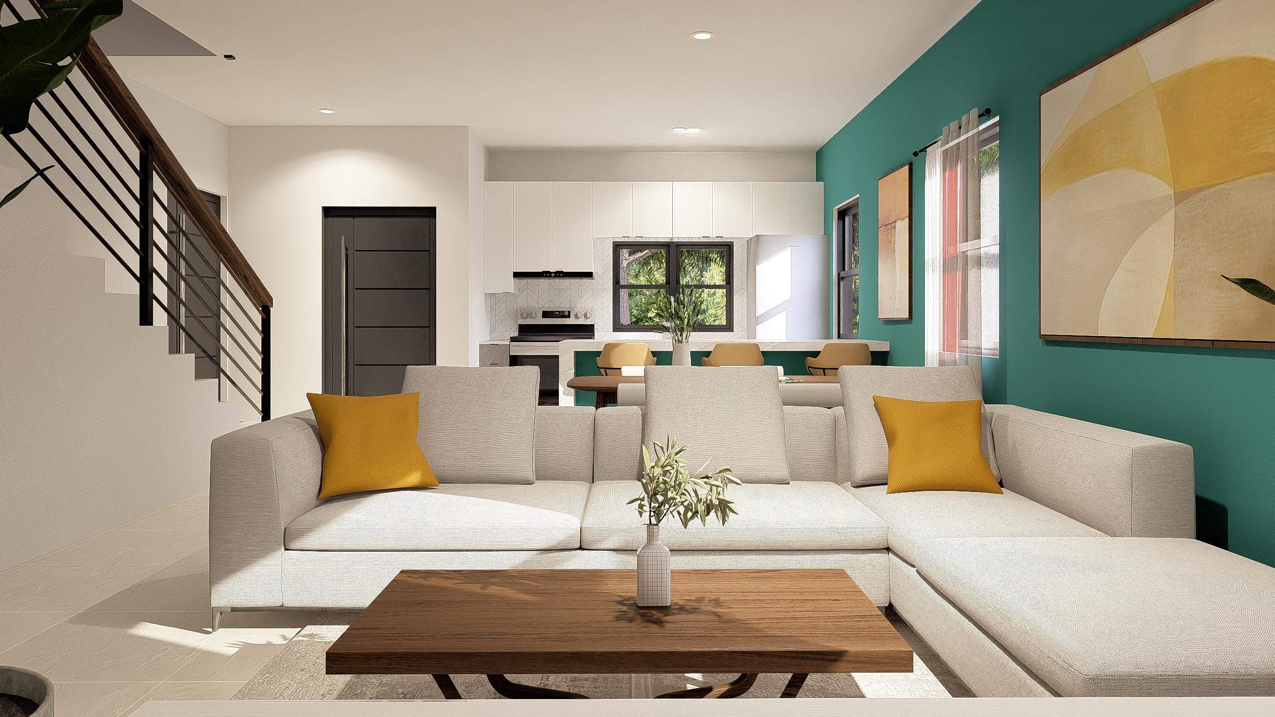Open-plan alternate view
